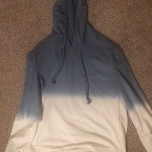 A hoodie long sleeve shirt